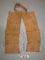 藏品(男子獸皮後敞褲)的圖片